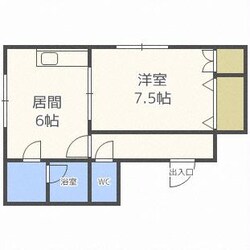 ローヤルハイツ南13条の物件間取画像